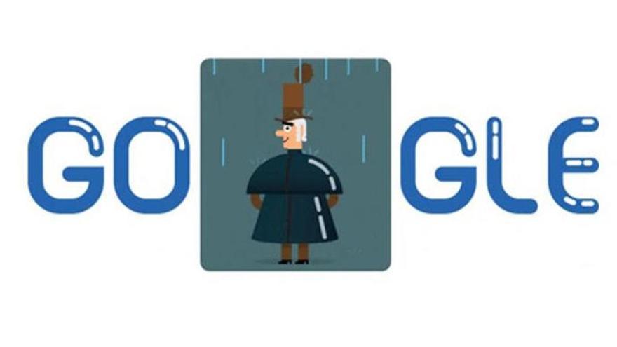 Charles Macintosh, en el &#039;doodle&#039; de Google.