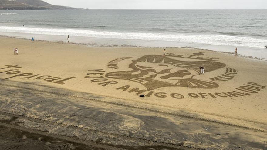 El mejor amigo oficial de la UD en Las Canteras