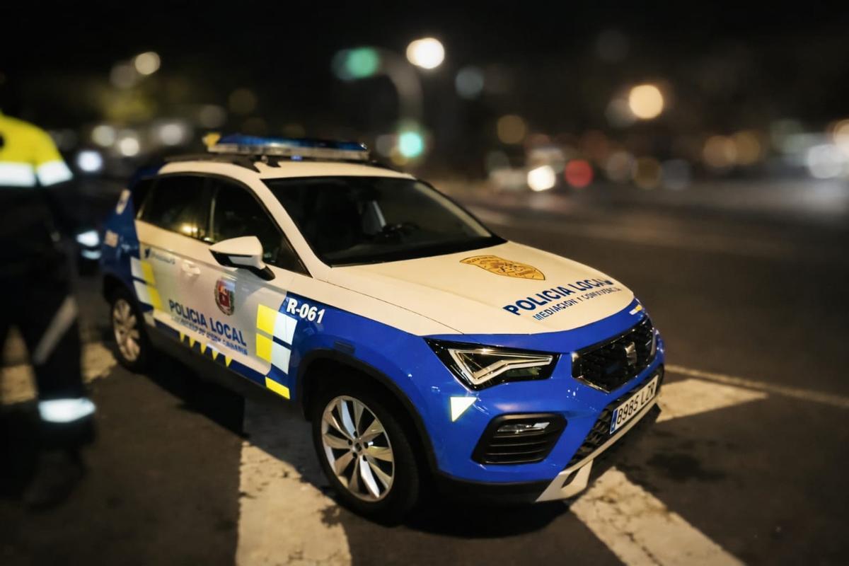 Imagen de archivo de un coche de la Policía Local de Las Palmas de Gran Canaria
