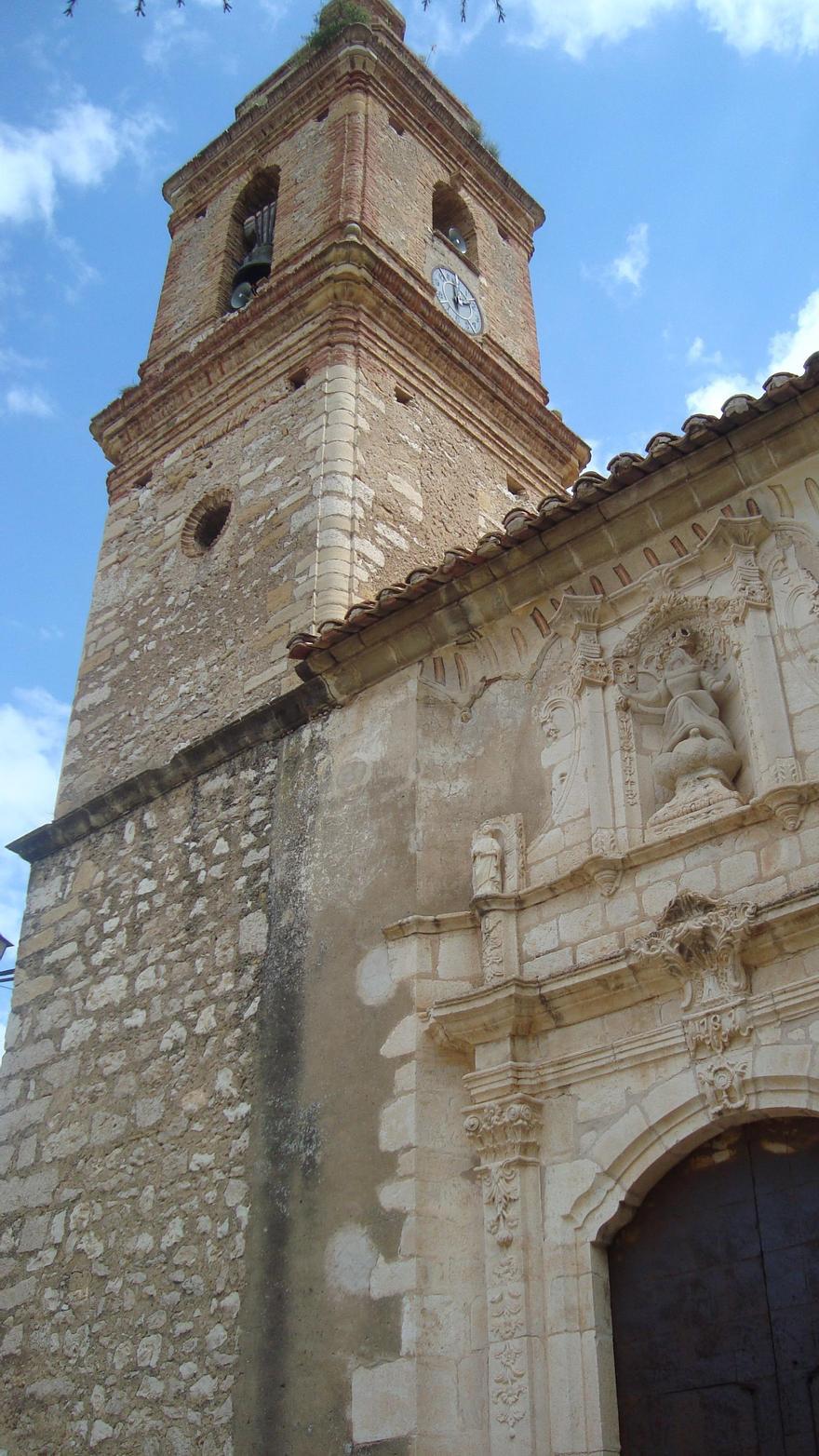 Campanario de la Iglesia Parroquial la Asunción de María (Palanques).