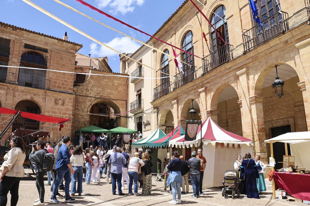La plaza Mayor de Alcaraz.