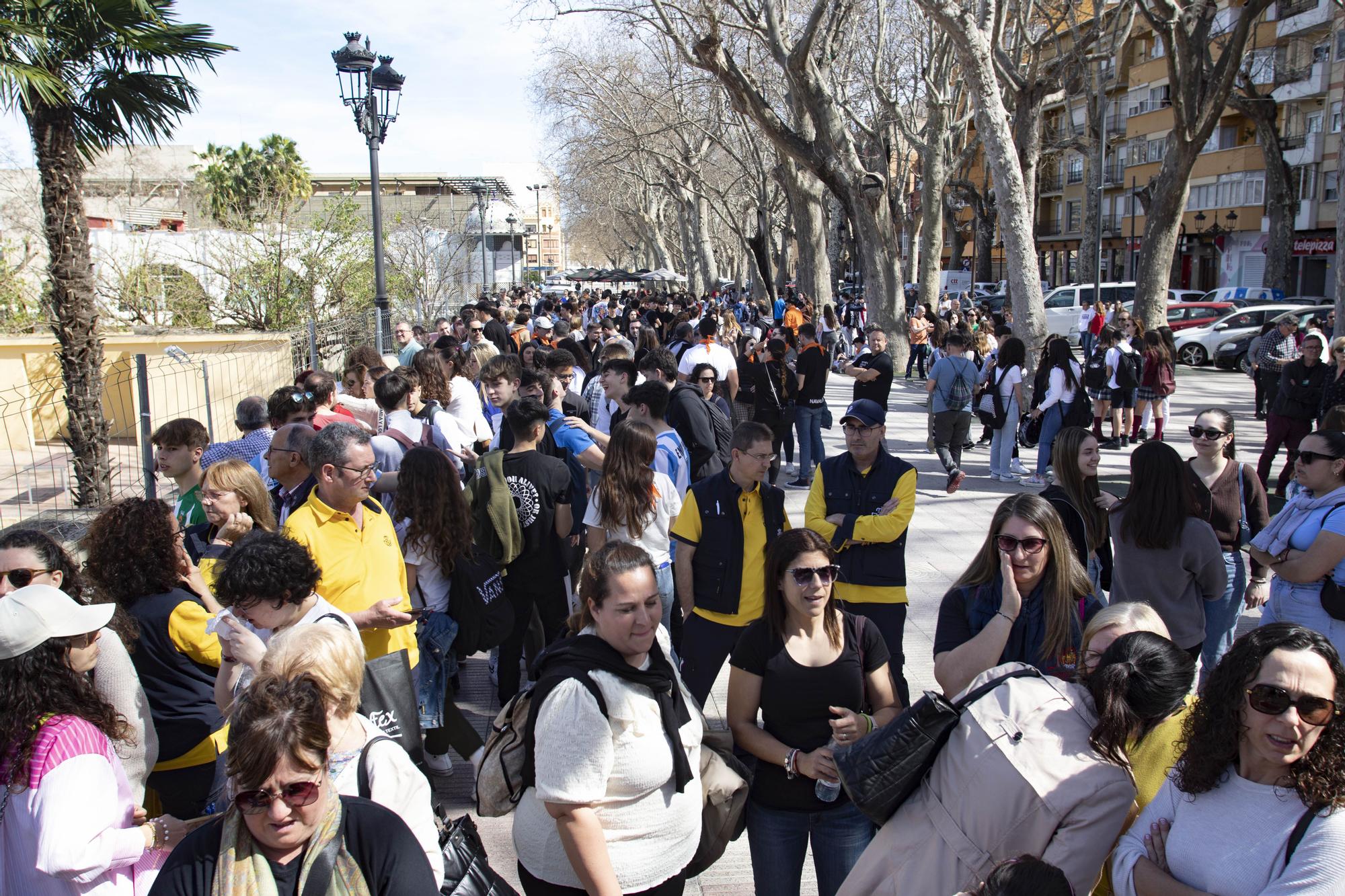 Búscate en la segunda mascletà de las Fallas 2023 en Xàtiva