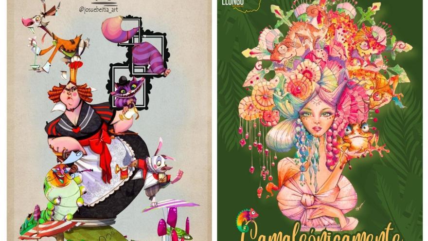 Bocetos de las Fallas de Elda 2025