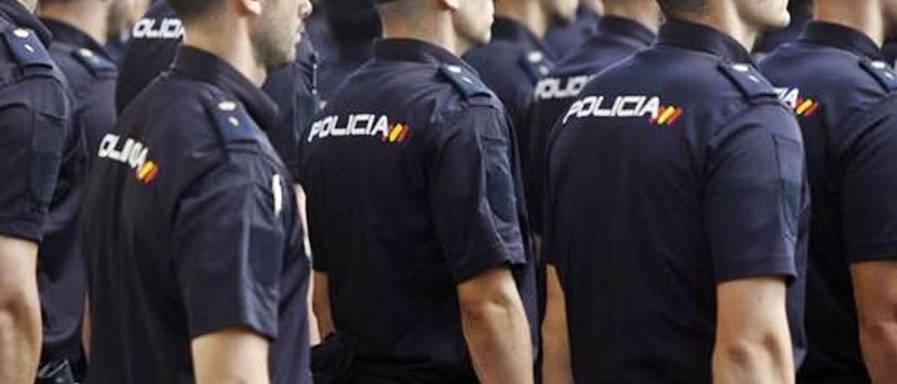 Miembros del Cuerpo Nacional de Policía.