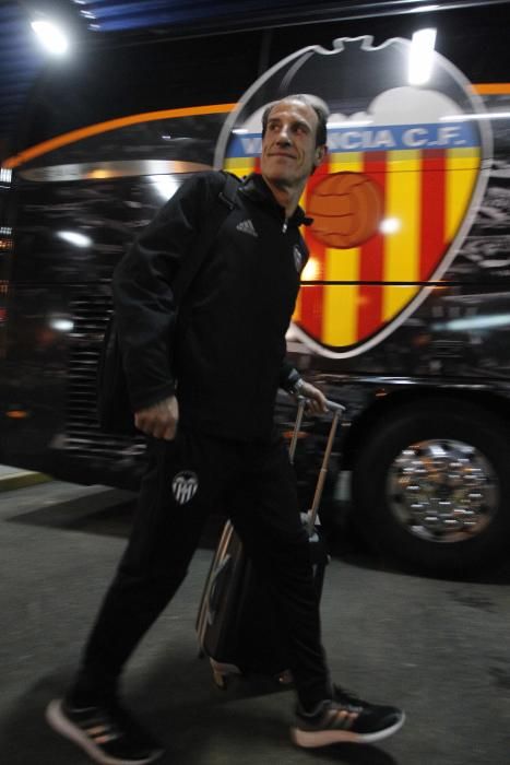 El Valencia ya está en Sevilla para el partido contra el Betis