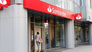 El Banco Santander perd 8.771 milions el 2020