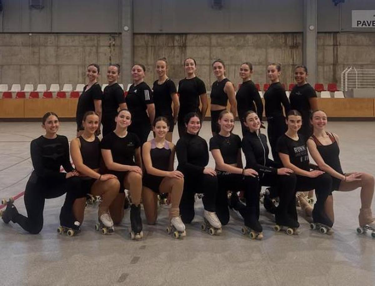 El grup de Xou Gran del PA Figueres a l'inici d'aquesta temporada.