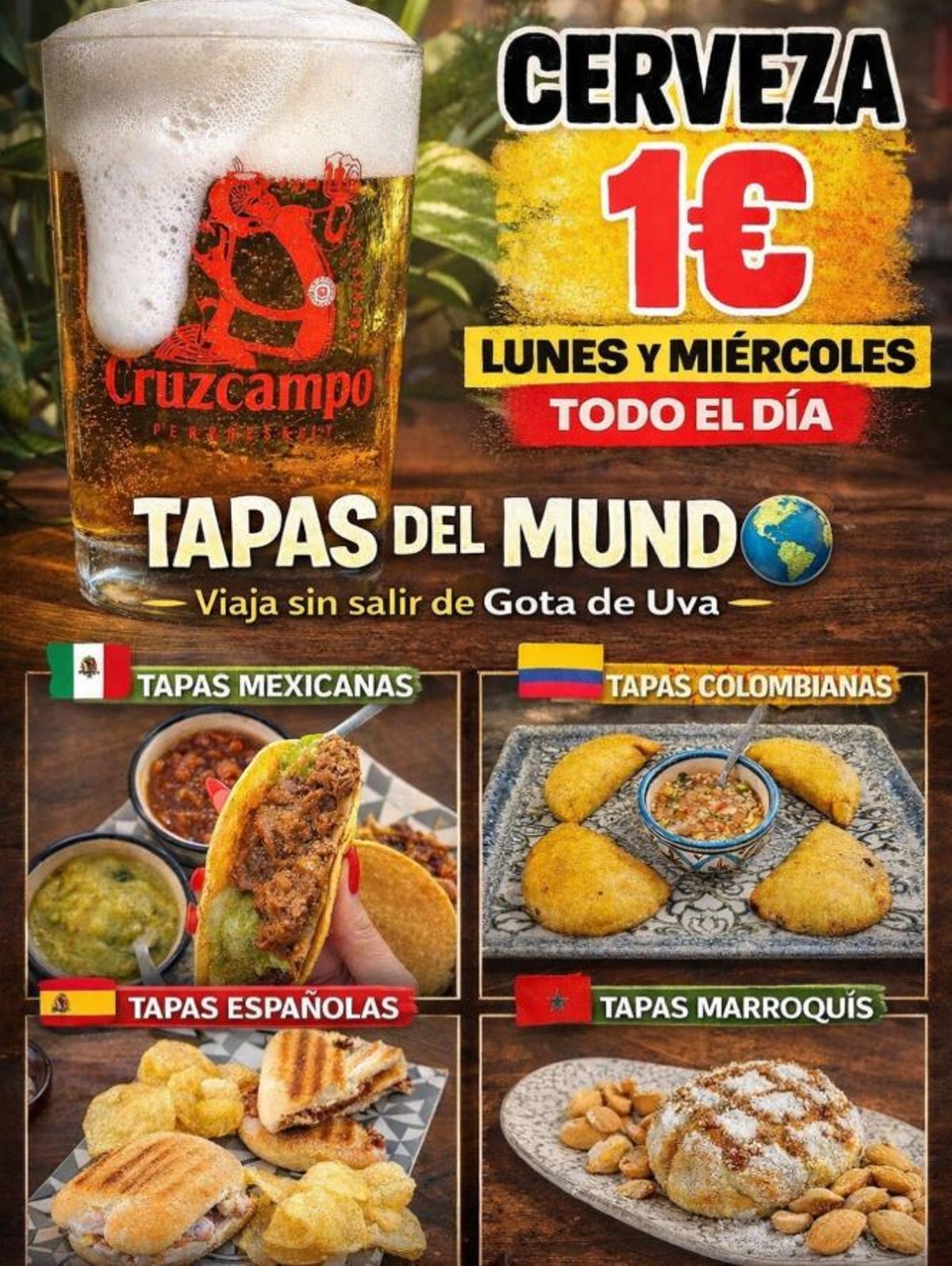 El bar de Sevilla que ofrece cerveza a un euro y las mejores tapas caseras: "Platos propios de la cocina española, árabe y mexicana en el mismo lugar"