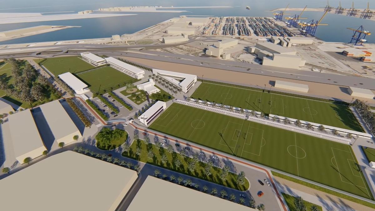 Figuración de la Ciudad Deportiva del Levante en Natzaret