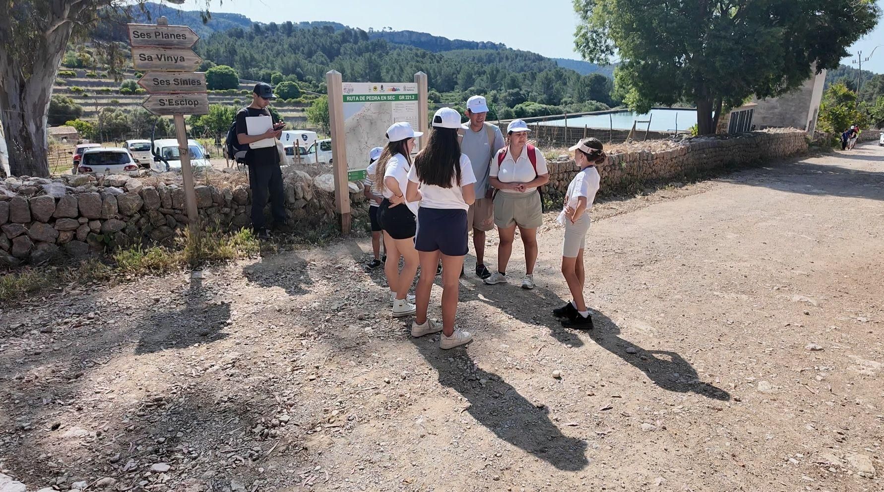 Las imágenes del Pancaritat en familia en la finca de Galatzó