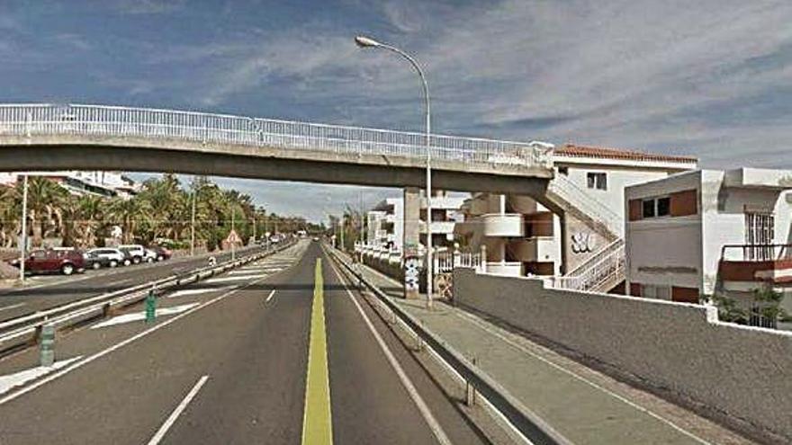 Avenida de la Unión Europea, en San Bartolomé de Tirajana.