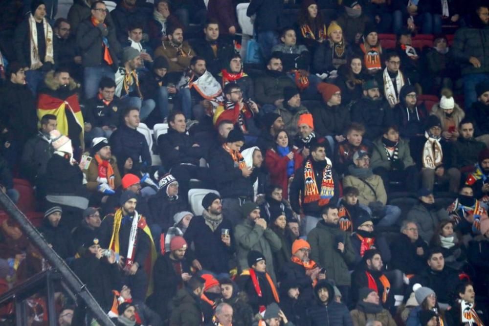 La afición del Valencia CF, en Ámsterdam