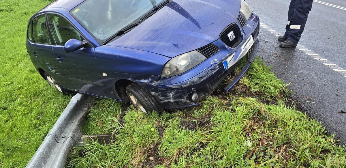 El vehículo siniestrado.