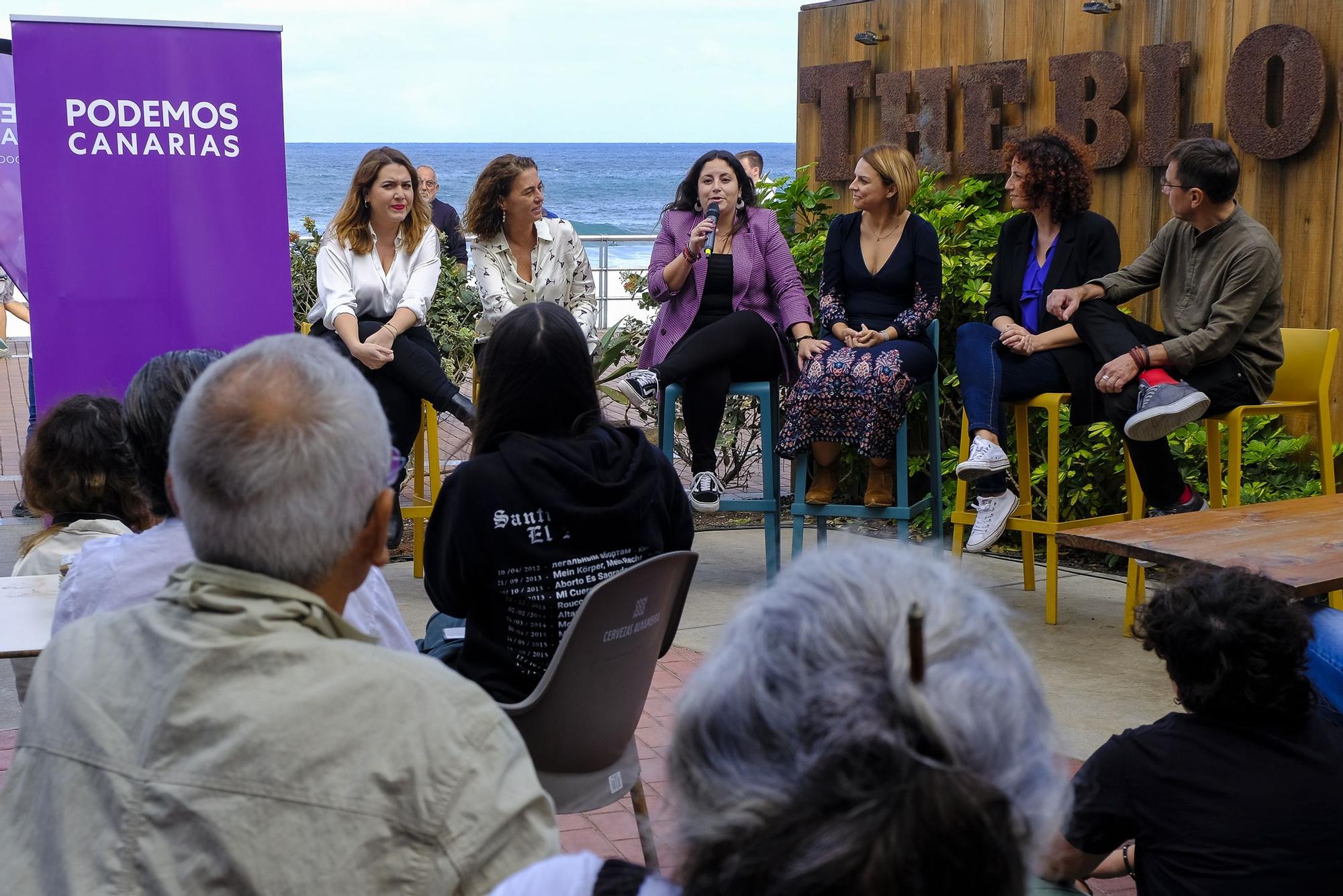 Presentación en Las Palmas de Gran Canaria de las candidaturas de Podemos