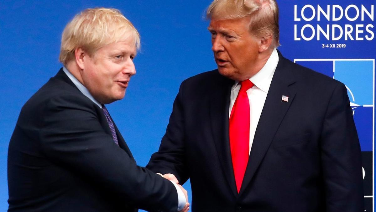 Trump y Johnson, el pasado diciembre en una cumbre de la OTAN.