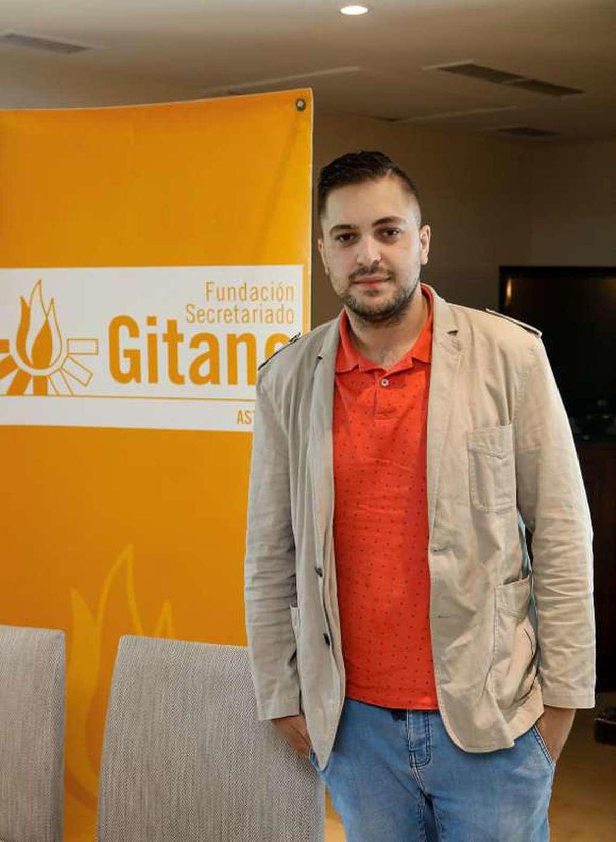 El joven Rubén Vargas, antes del acto de clausura.