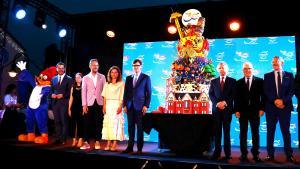 Acto decelebración del aniversario, este lunes por la noche, con el president de la Generalitat.