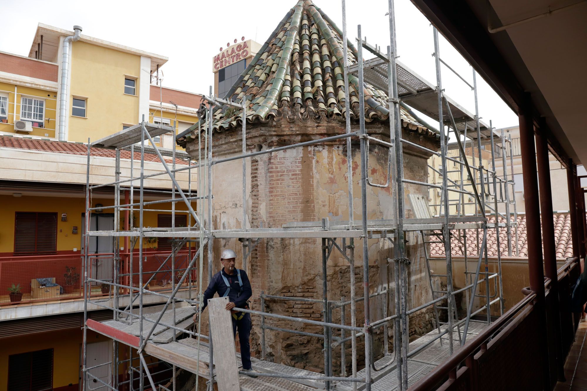 Imagen del camarín de las Monjas, en el barrio del Perchel.