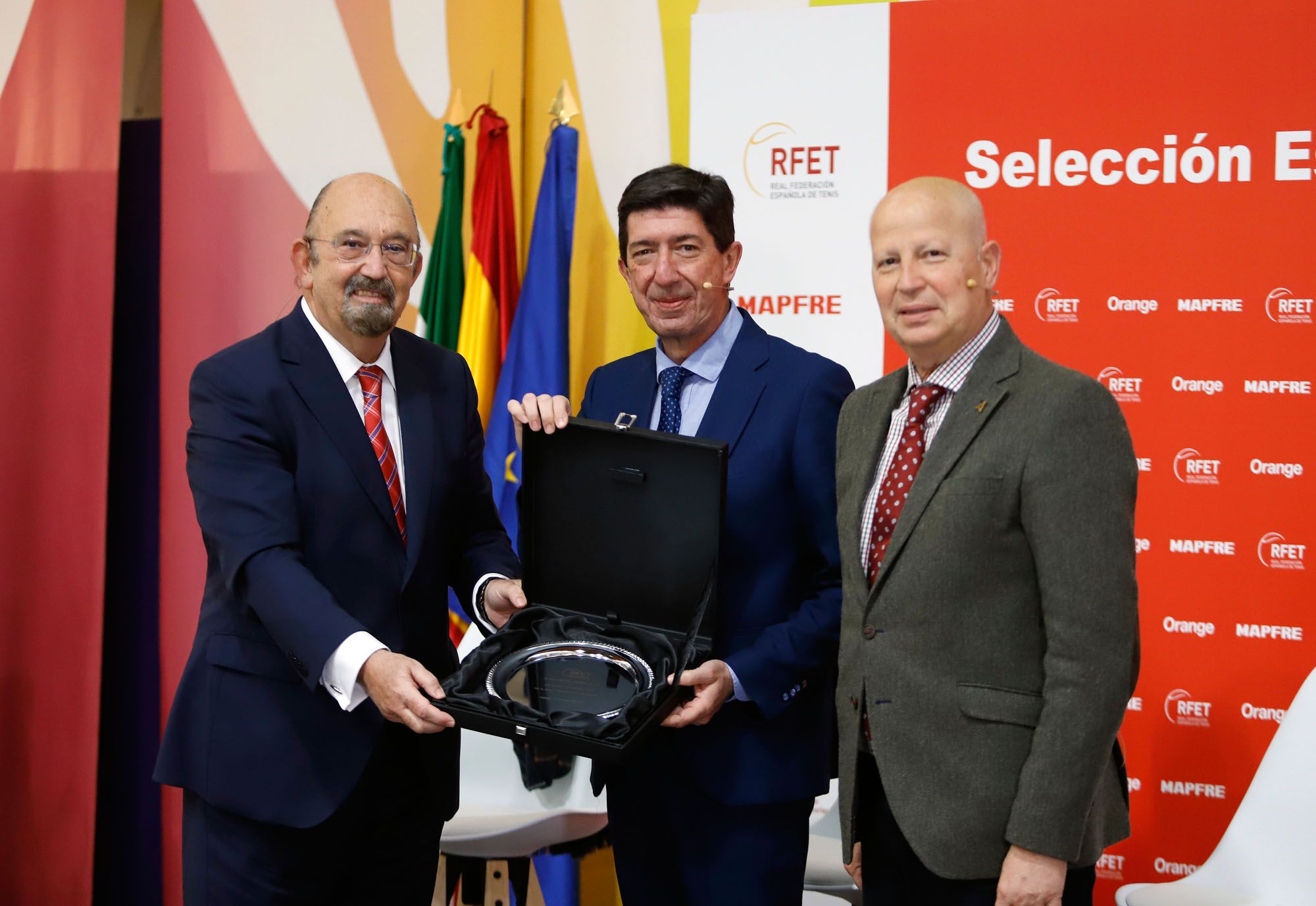 Presentación de la eliminatoria España-Rumanía de la Copa Davis que se jugará en Marbella.