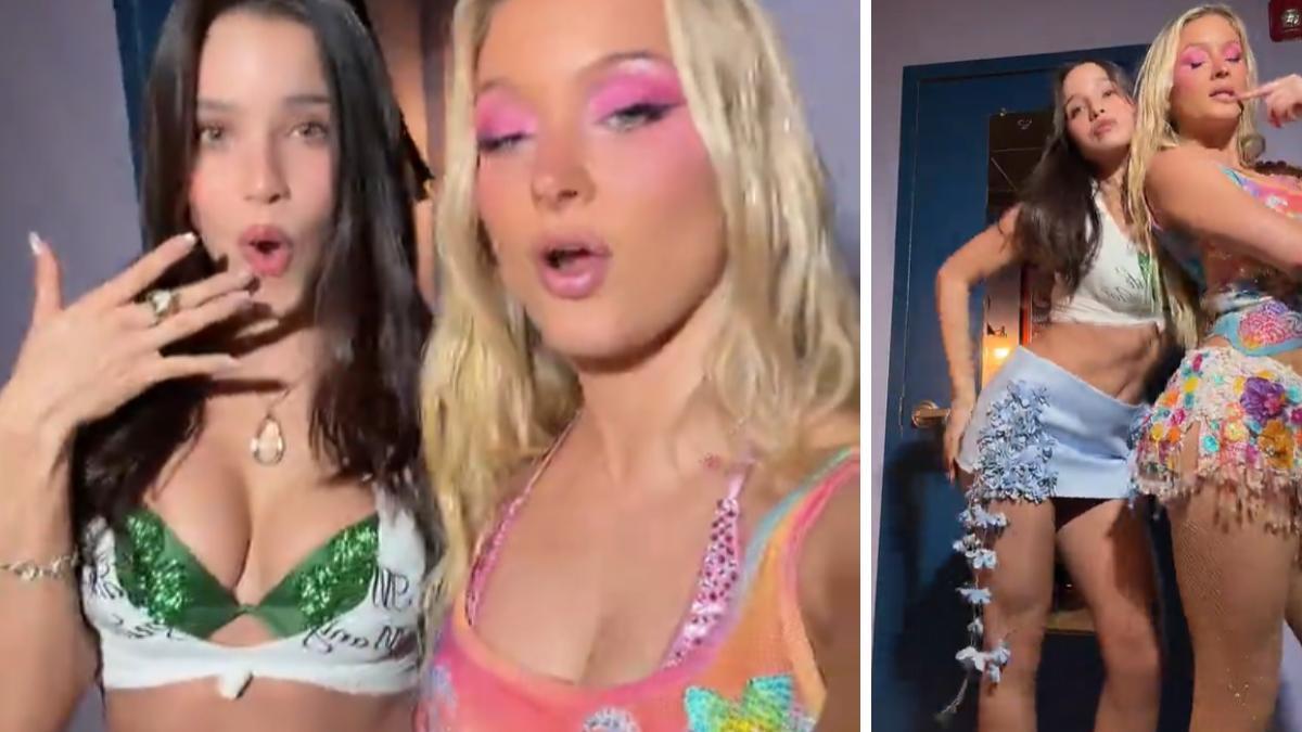 Emilia en un Tiktok de Zara Larsson