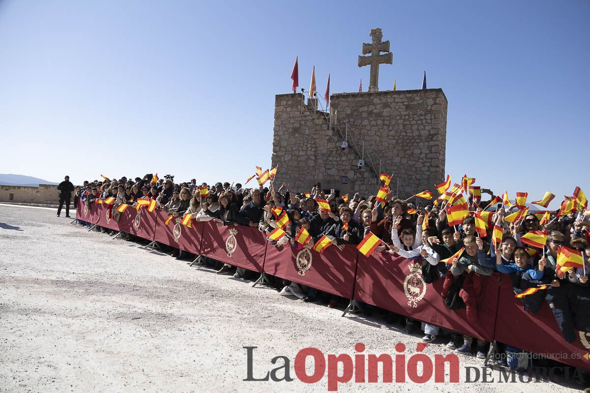 Visita de los reyes de España a Caravaca (explanada de la Basílica)