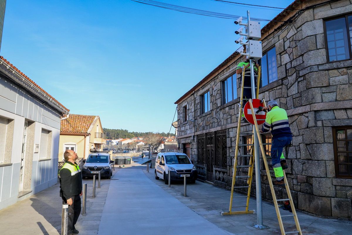 Instalación cámaras de control de matrícula.