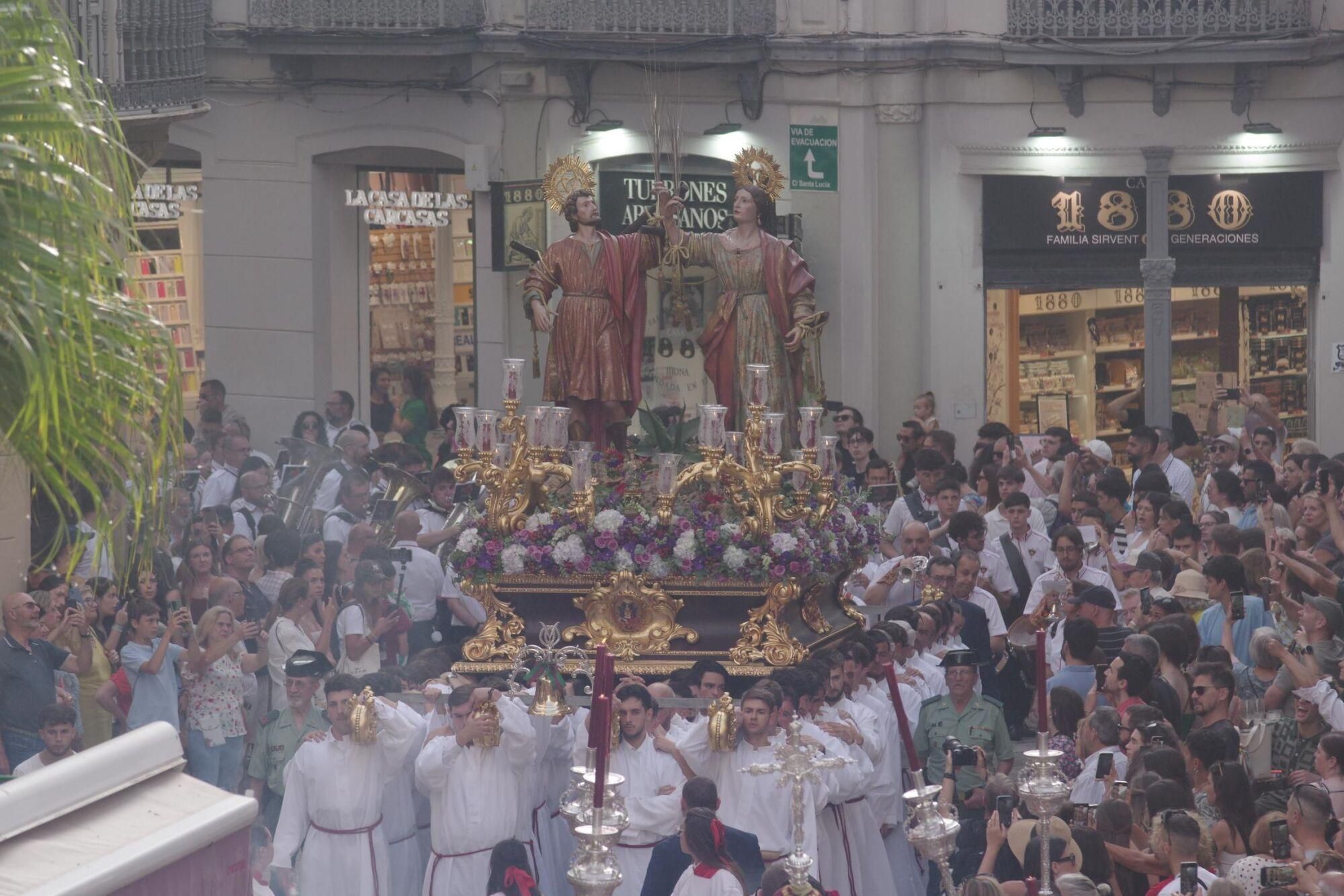 Procesión de los Patronos de Málaga 2025