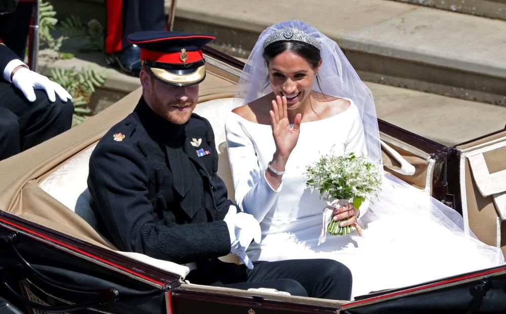 El príncipe Harry y Meghan Markle, marido y mujer