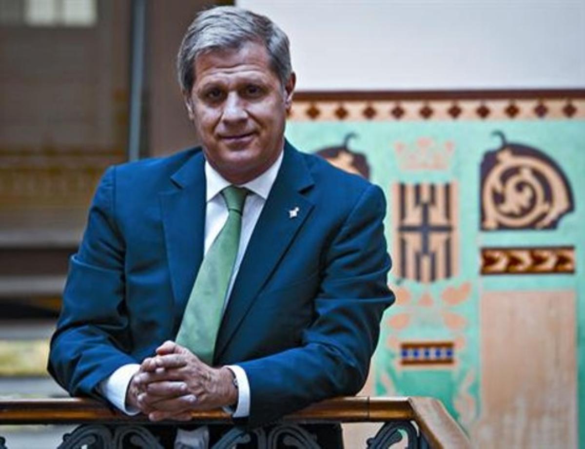Alberto Fernández,a les dependènciesde la Maternitat, dimecres a la tarda. Alberto Fernández,a les dependènciesde la Maternitat, dimecres a la tarda.