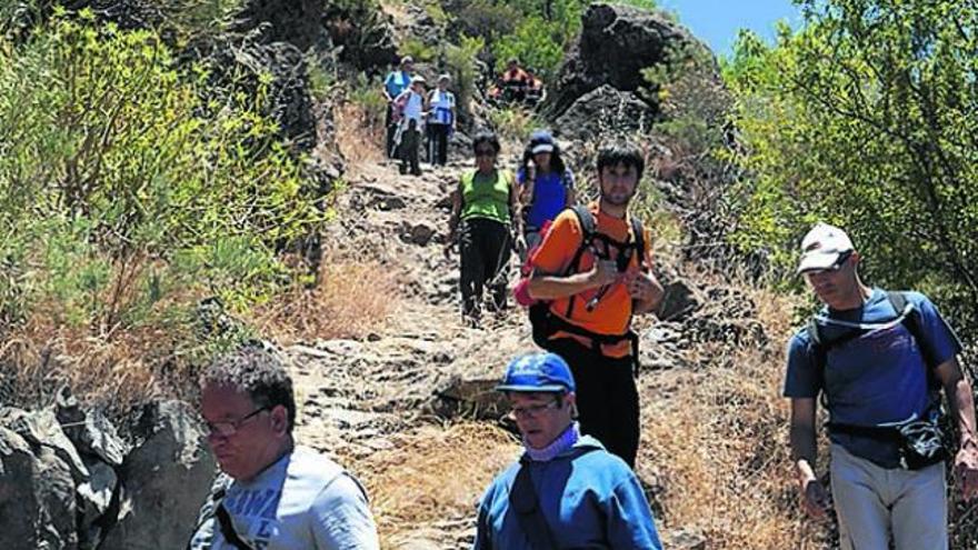 Camino de Los Moriscos a Tejeda.