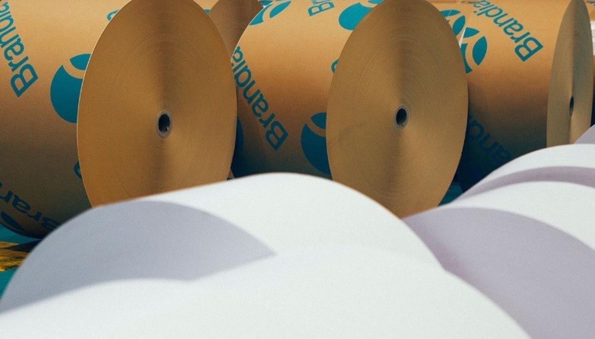 Bobinas de papel de Brandía