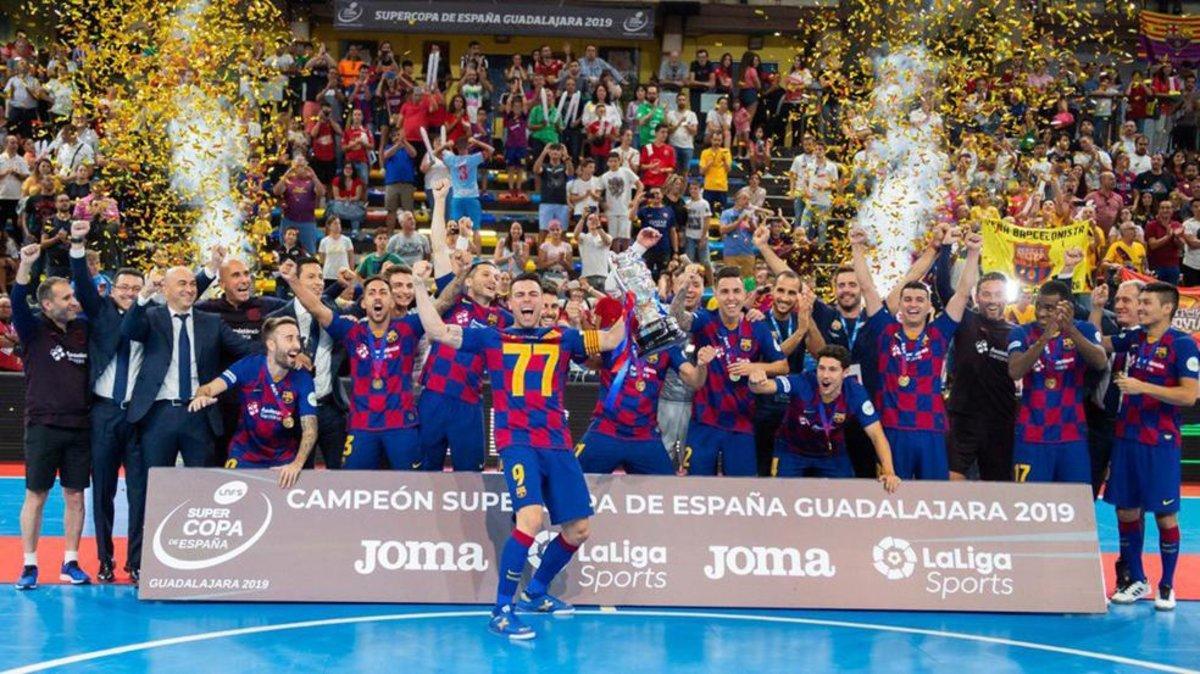 El Barça logró en Guadalajara la segunda Supercopa de su historia