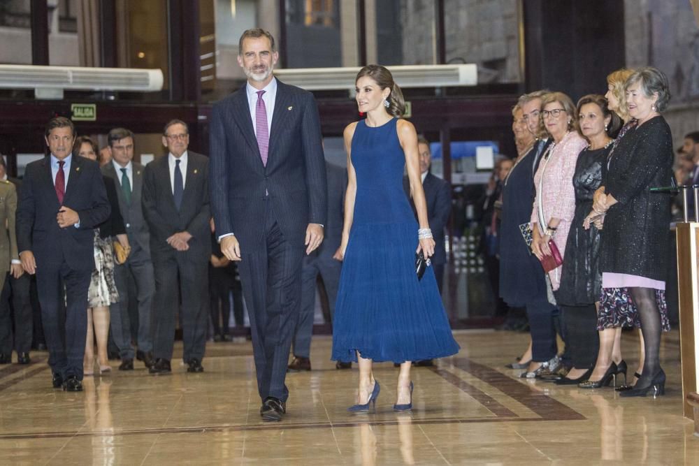 Los Reyes asisten al concierto de la Fundación Princesa de Asturias en el Auditorio Príncipe Felipe