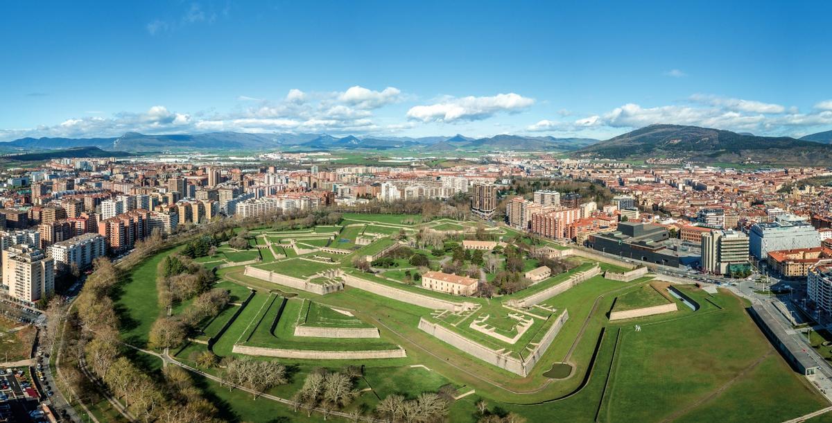 Panorámica de la Ciudadela de Pamplona