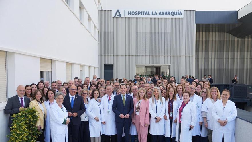 Moreno inaugura la ampliación del Hospital de La Axarquía