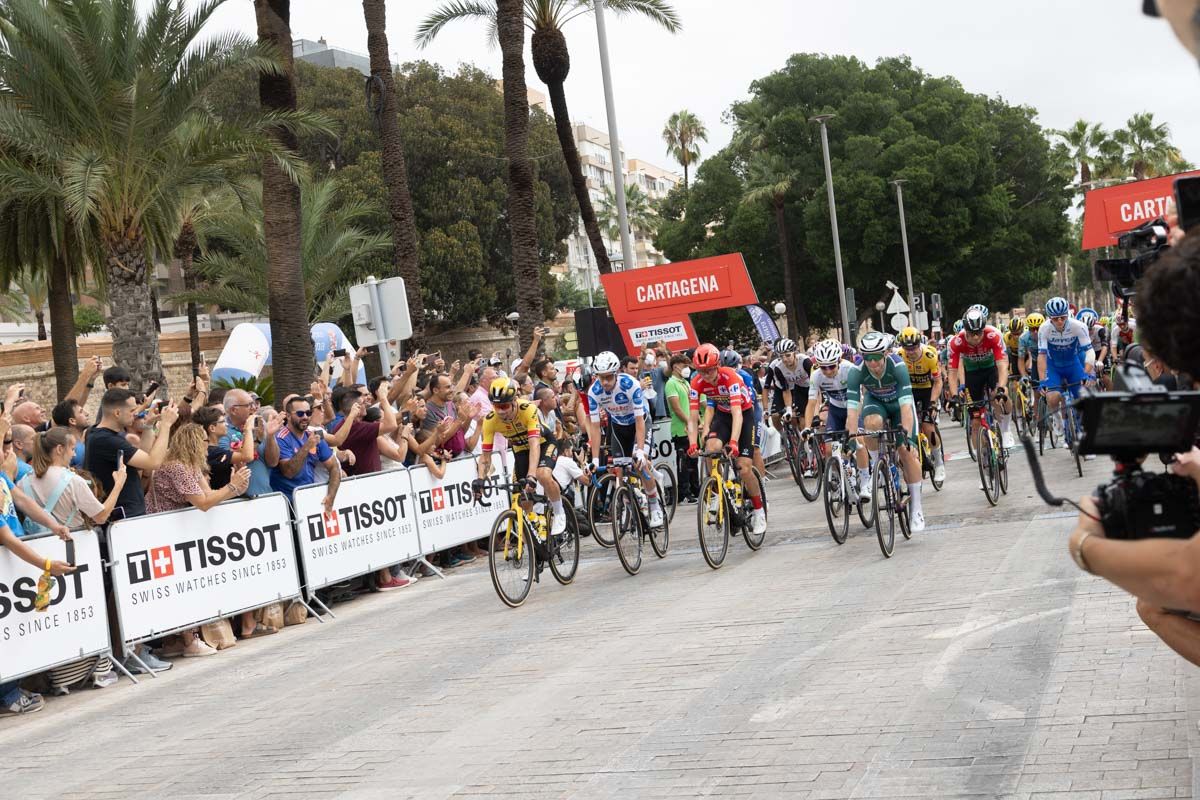 Las mejores fotos de la salida de la Vuelta a España desde Cartagena