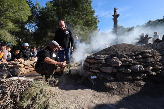 Las imágenes del encendido de sitja en Santa Inés