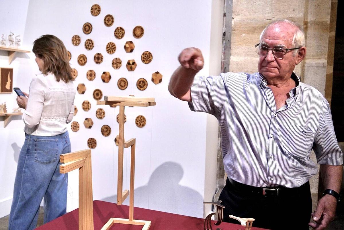 Muestra de piezas de madera en la sala de exposiciones de La Encarnación hasta el 6 de septiembre.