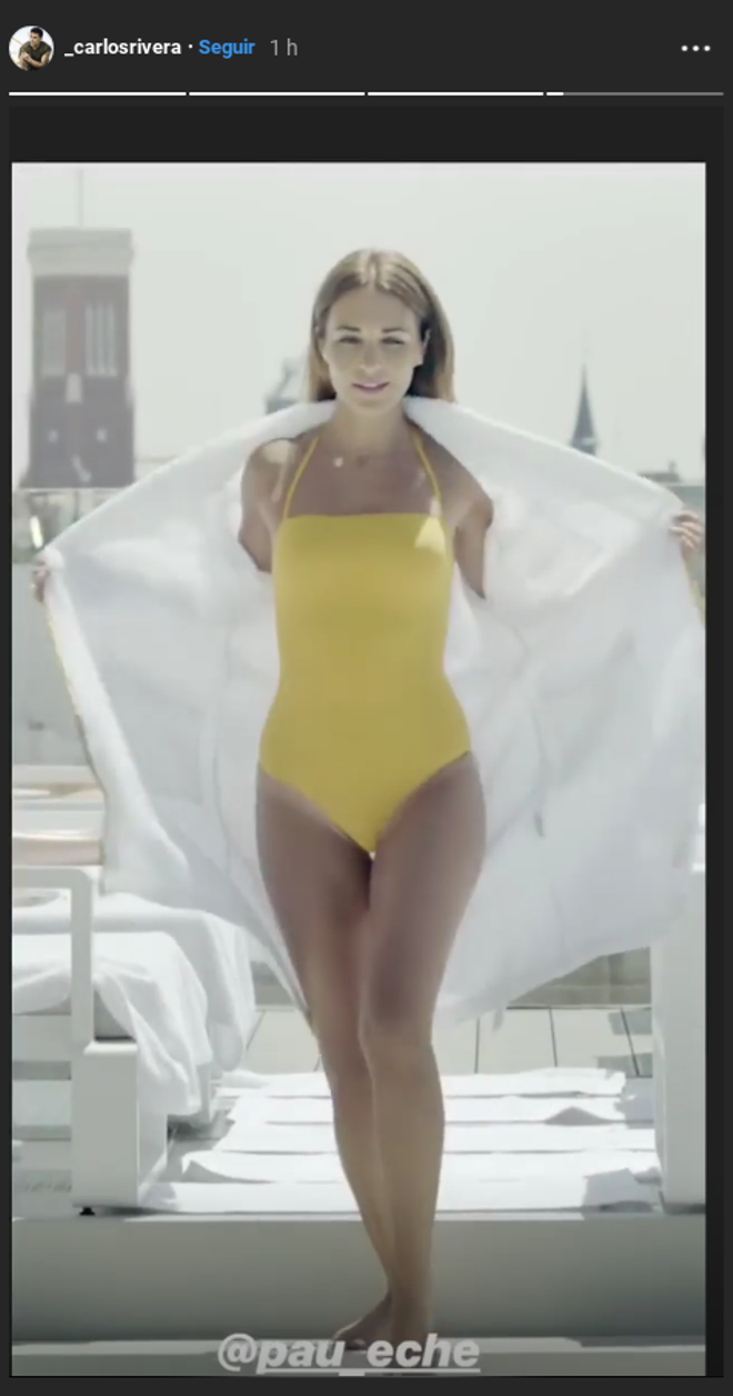 Paula Echevarría en el videoclip del tema 'Sería más fácil' de Carlos Rivera