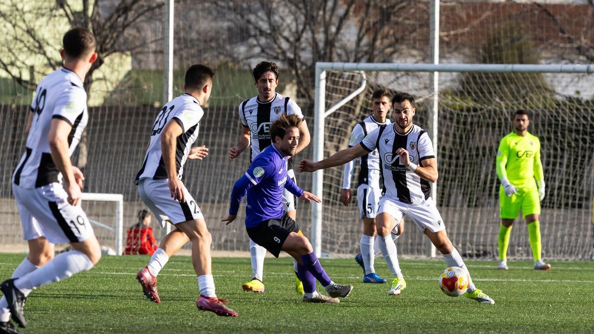 Un lance del partido disputado por el Castellonense con el Torrellano.
