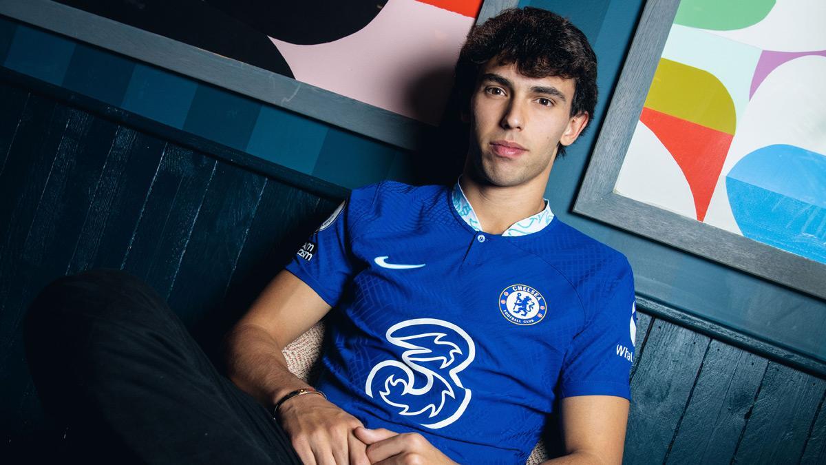 Joao Felix, con la camiseta del Chelsea