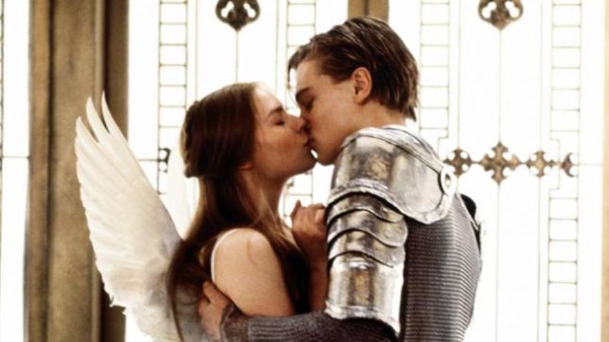 Leonardo Di Caprio y Claire Danes en &#039;Romeo y Julieta&#039;.