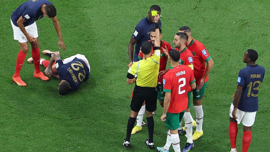Francia - Marruecos | El posible penalti no pitado a Boufal