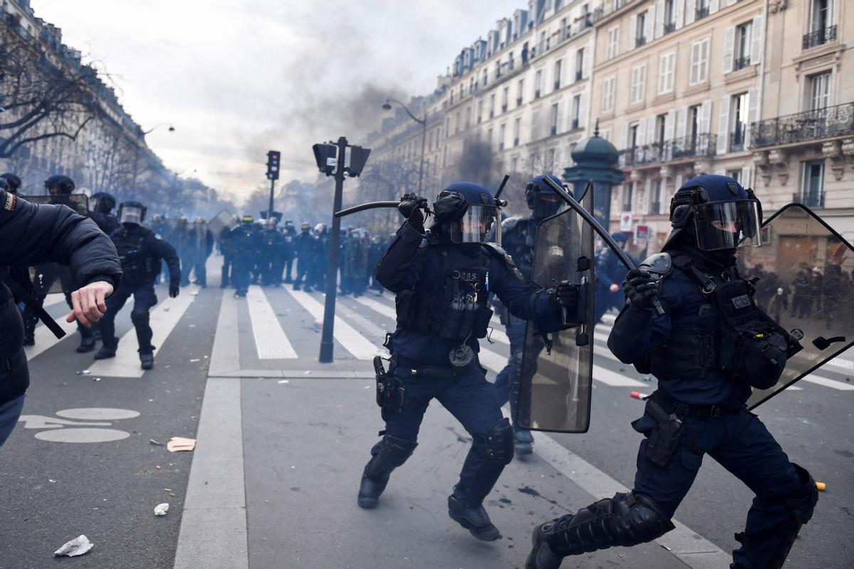 Despliege policial de máximos en Francia para la nueva jornada de protestas