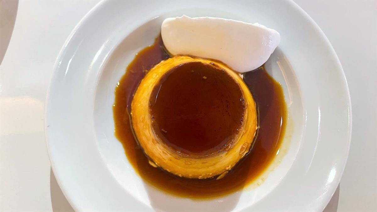 El flan del restaurante 640.