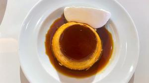 El flan del restaurante 640.