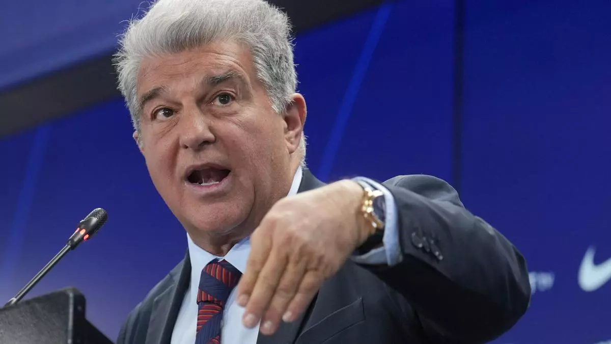 Laporta presume de recuperación económica: "Quien no lo vea es porque no hay más ciego que el que no quiere ver"