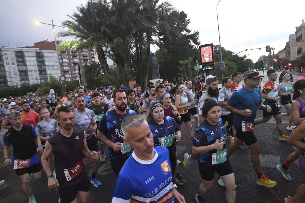 Carrera nocturna de Murcia, en imágenes