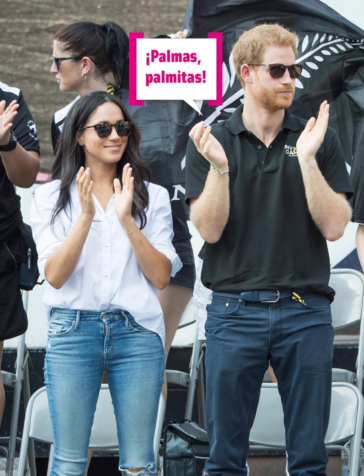 La pareja disfrutó del torneo