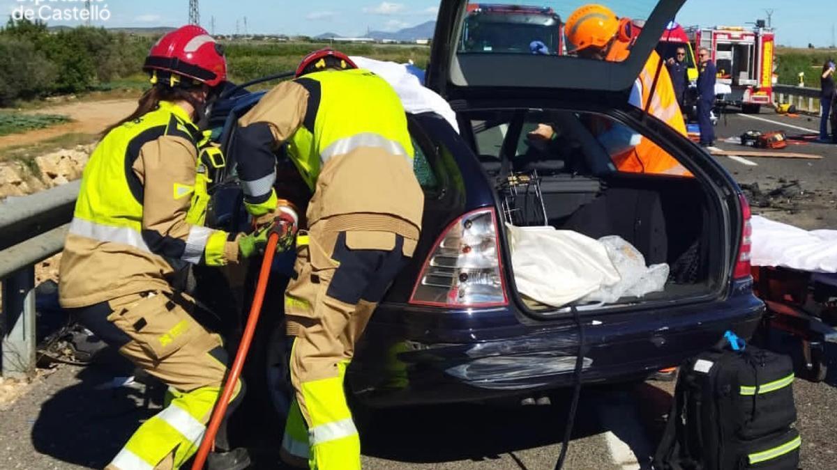 Fallece una mujer en un accidente en la N-340 a la altura de Benicarló.